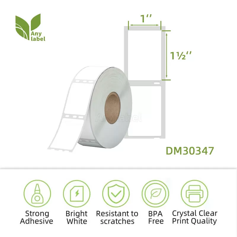 dymo 30347 removable labels 1 x 1 1 2 manufacturer