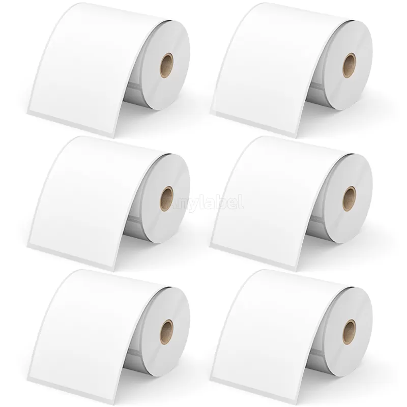 Zebra 4'' x 6.5'' Direct Thermal Shipping Labels