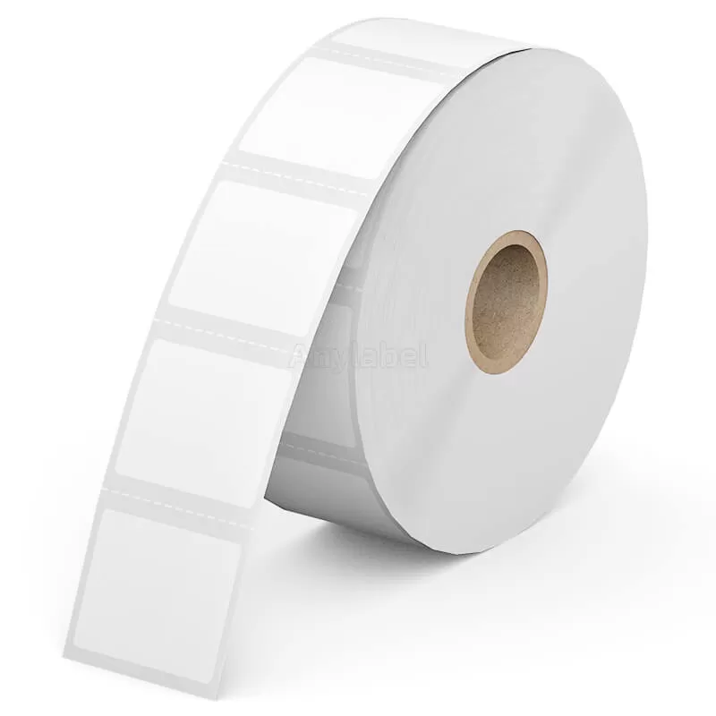 Zebra 1.25'' x 1'' Direct Thermal Shipping Labels