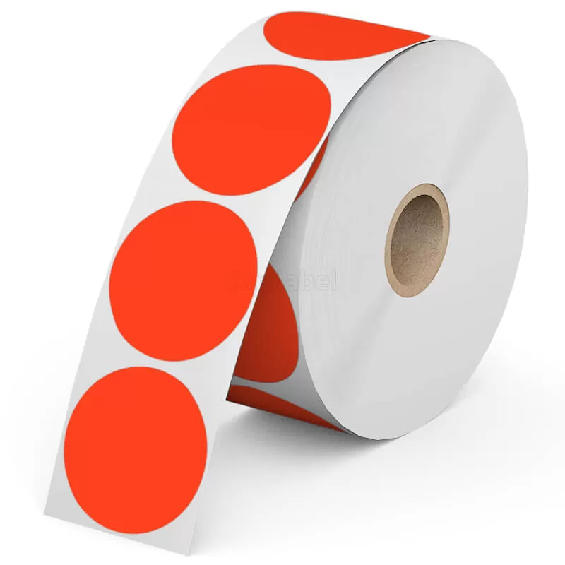 zebra 1 5 colored circle direct thermal shipping labels china