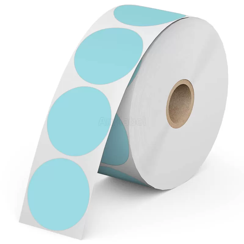 zebra 1 5 colored circle direct thermal shipping labels company