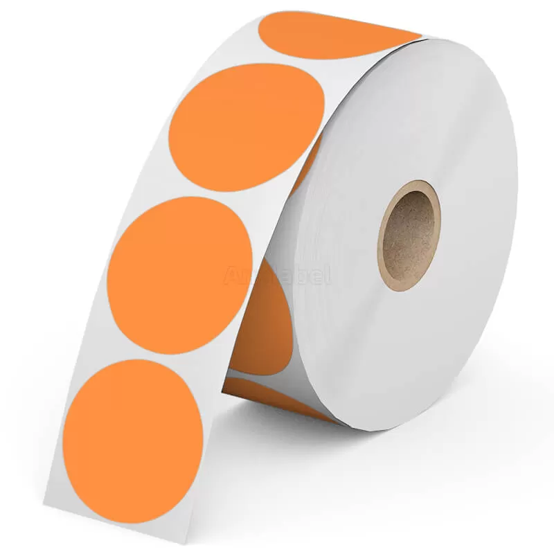 zebra 1 5 colored circle direct thermal shipping labels manufacturer