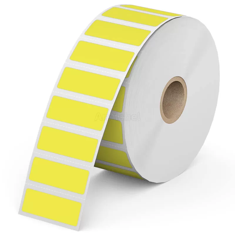 Zebra 1.5'' x 0.5'' Colored Direct Thermal Shipping Labels