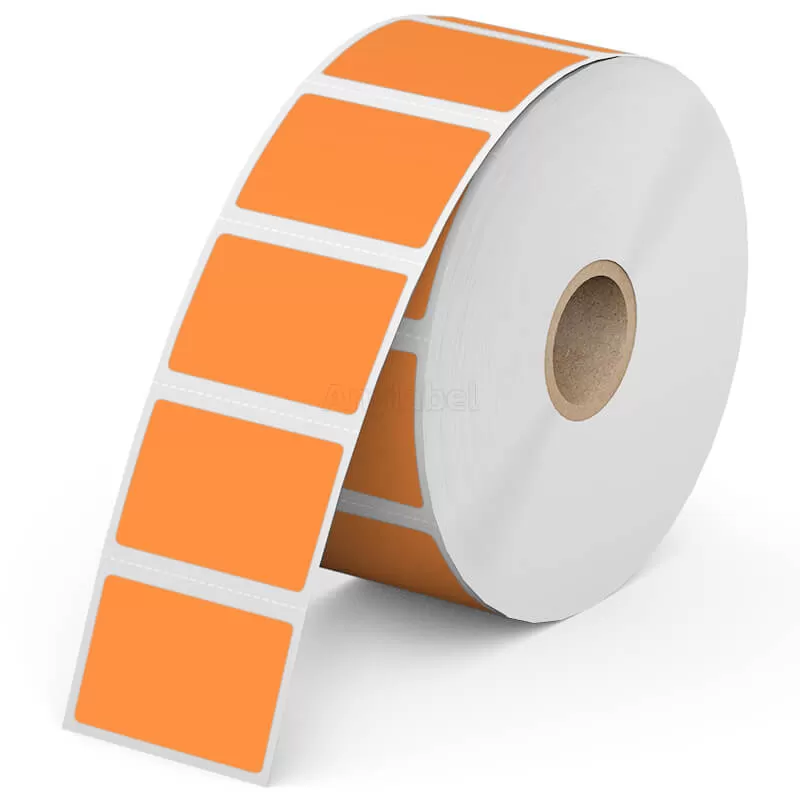 Zebra 1.5'' x 0.85'' Colored Direct Thermal Shipping Labels