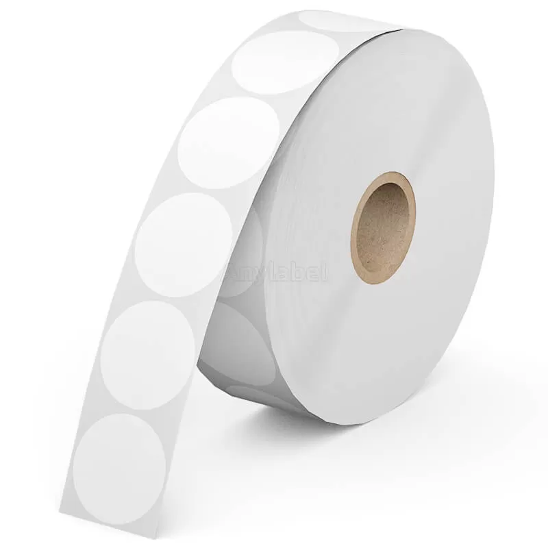 Zebra 1'' Circle Direct Thermal Shipping Labels