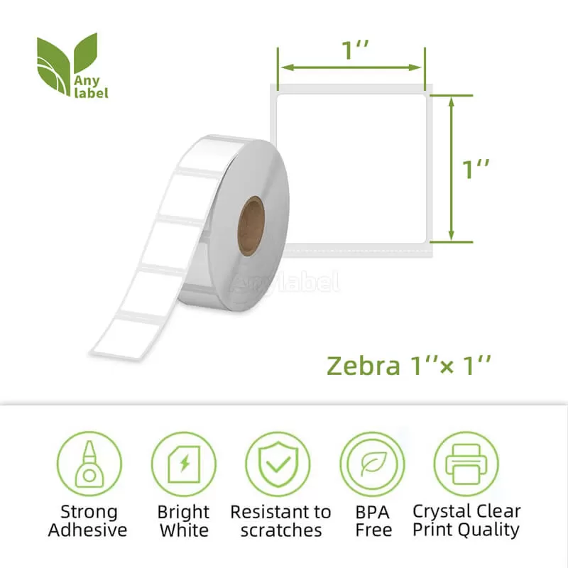 zebra 1 x 1 direct thermal shipping labels company