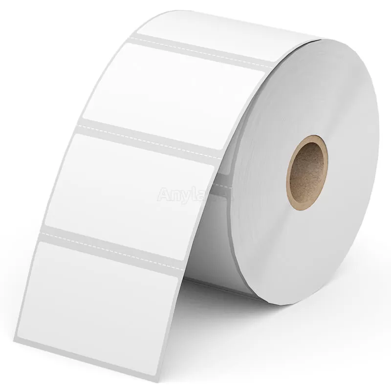 Zebra 2.25'' x 1.25'' Direct Thermal Shipping Labels