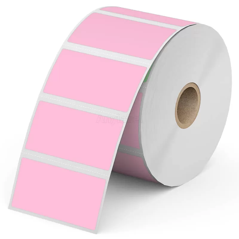 Zebra 2.25'' x 1'' Colored Direct Thermal Shipping Labels