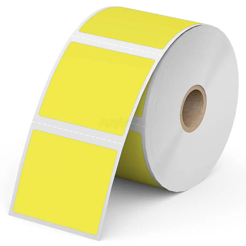 Zebra 2.25'' x 2'' Colored Direct Thermal Shipping Labels