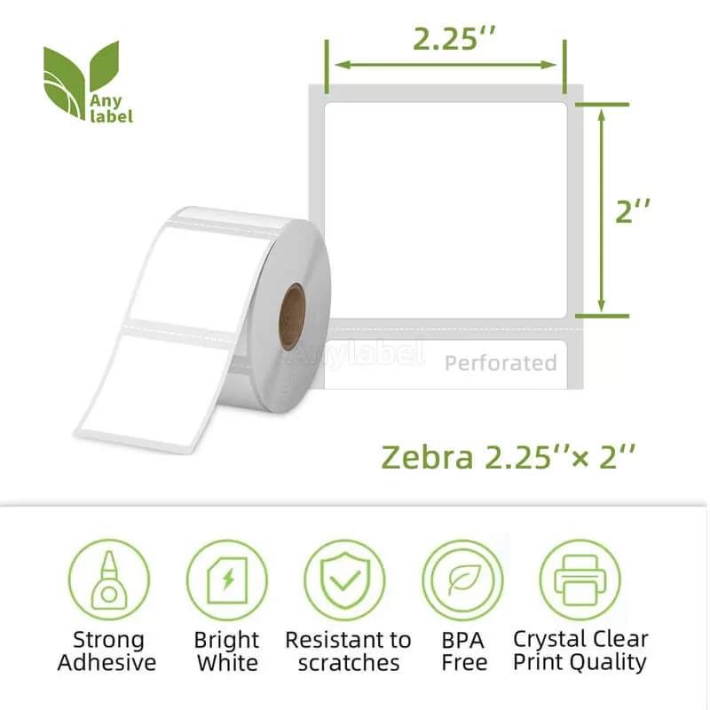 zebra 2 25 x 2 direct thermal shipping labels company