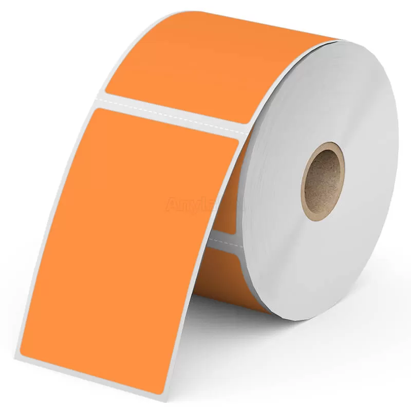 Zebra 2.25'' x 4'' Colored Direct Thermal Shipping Labels