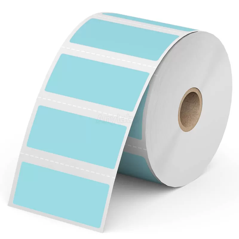 Zebra 2.5'' x 1'' Colored Direct Thermal Shipping Labels