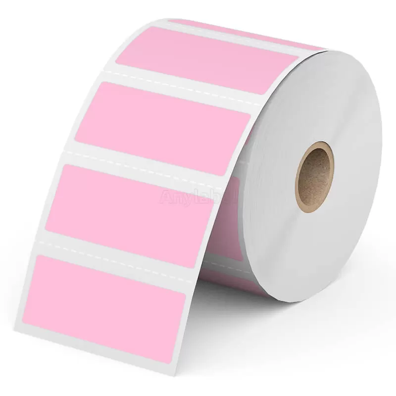 Zebra 2.625'' x 1'' Colored Direct Thermal Shipping Labels