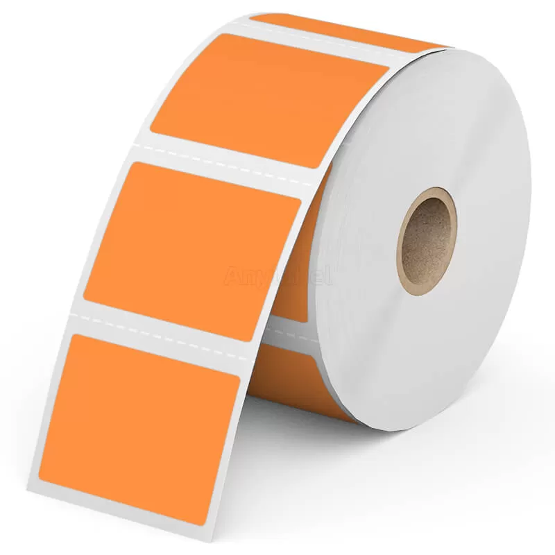 Zebra 2'' x 1.5'' Colored Direct Thermal Shipping Labels