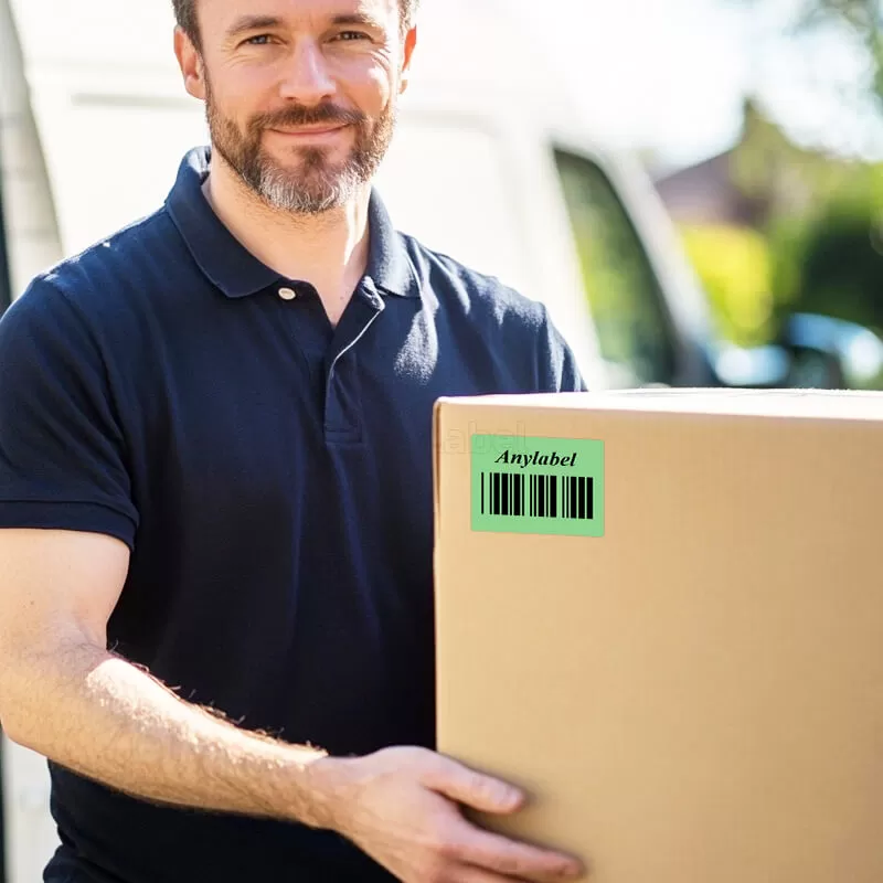 zebra 2 x 1 5 green direct thermal shipping labels supplier