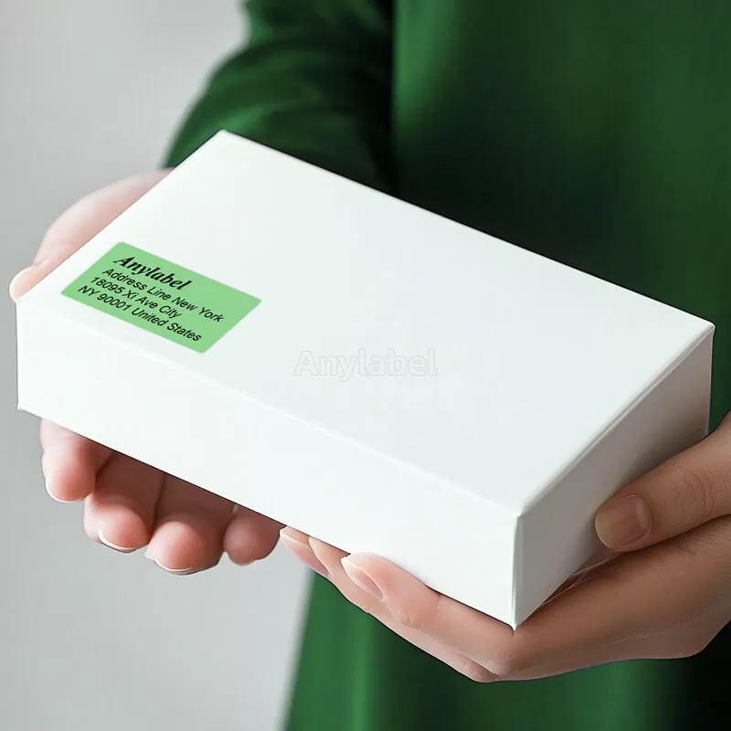 zebra 2 x 1 green direct thermal shipping labels supplier