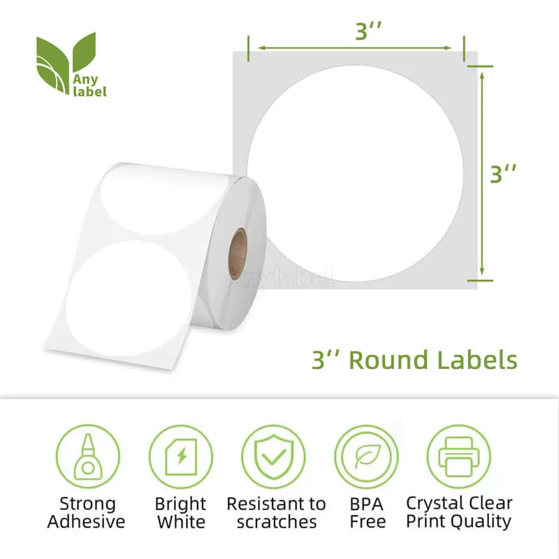 zebra 3 circle direct thermal shipping labels company