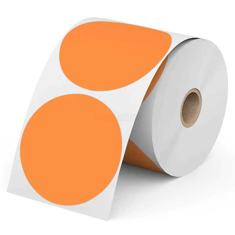 zebra 3 colored circle direct thermal shipping labels supplier