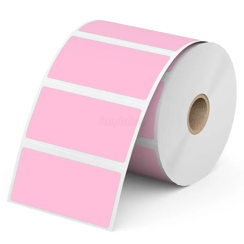 Zebra 3'' x 1'' Colored Direct Thermal Shipping Labels