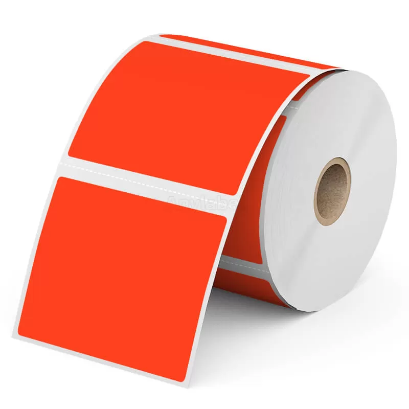 Zebra 3'' x 2'' Colored Direct Thermal Shipping Labels