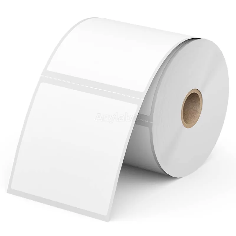 Zebra 3'' x 3'' Direct Thermal Shipping Labels