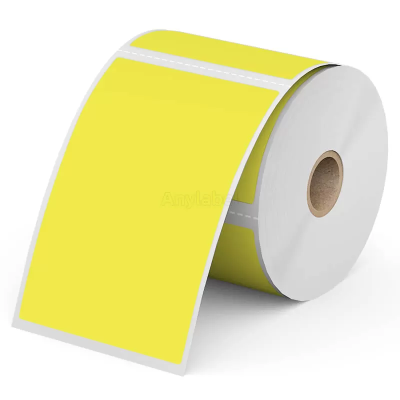 Zebra 3'' x 5'' Colored Direct Thermal Shipping Labels