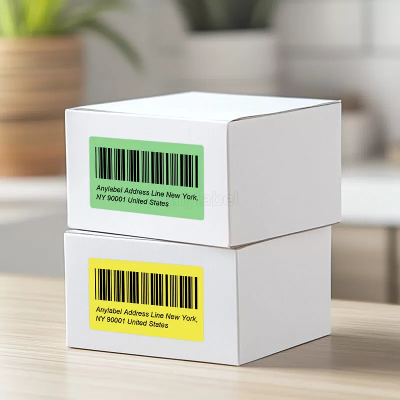 zebra 3 x 5 green direct thermal shipping labels supplier