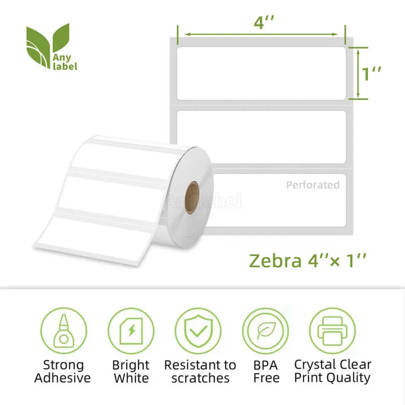 zebra 4 x 1 direct thermal shipping labels company