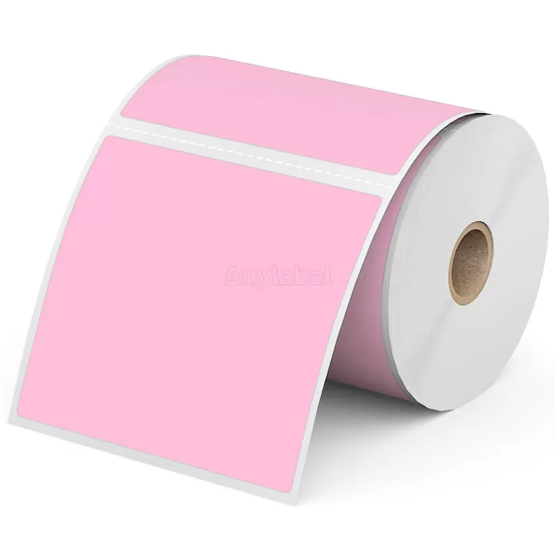 zebra 4 x 4 colored direct thermal shipping labels supplier