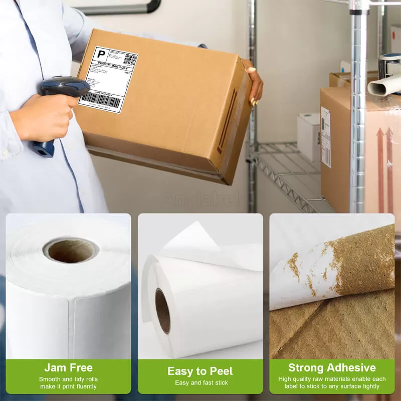 zebra 4 x 5 direct thermal shipping labels manufacturer